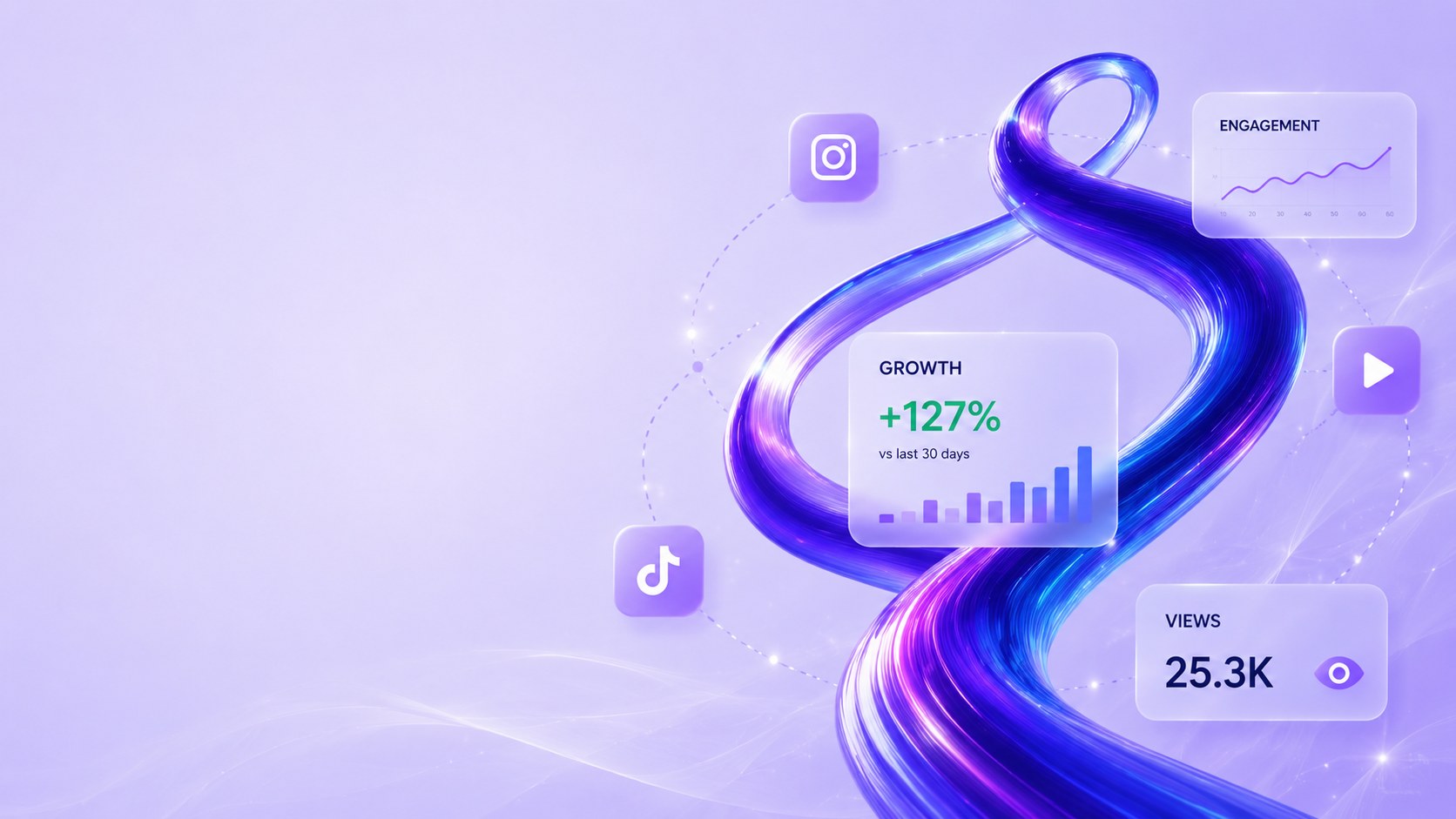 Synectivity creative content and AI-powered social media visuals